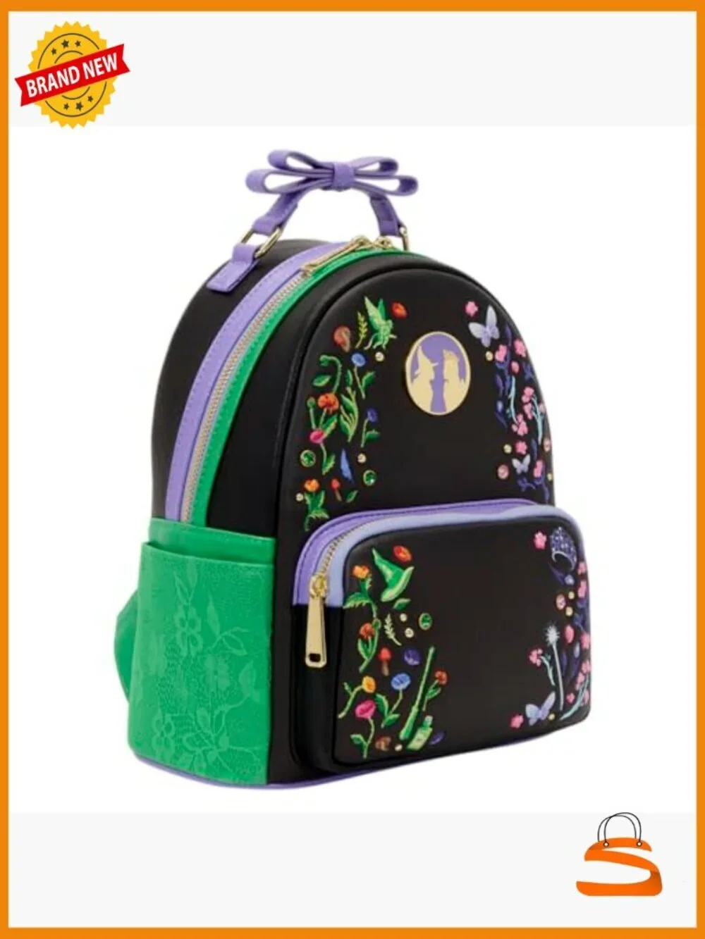 Wicked Glinda & Elphaba Mini Backpack, Lace Trim, Collectible
